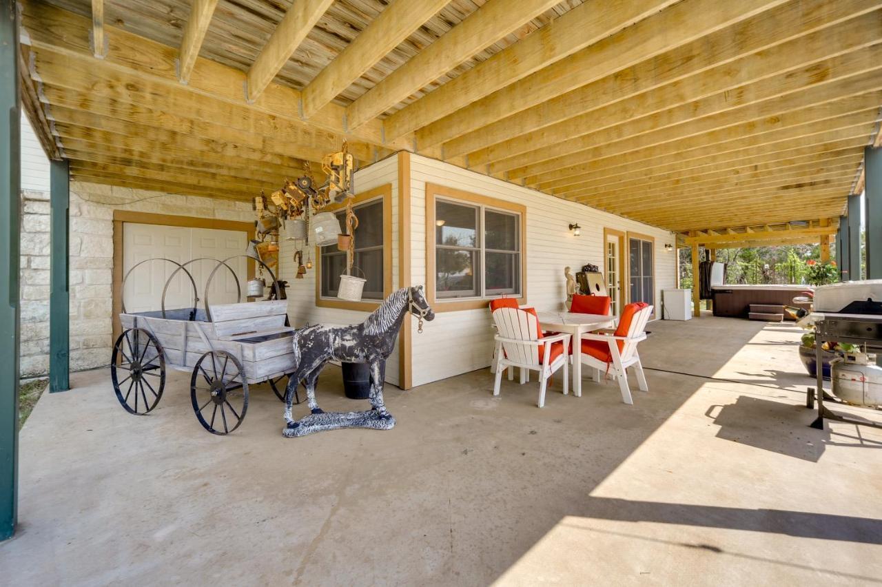 Fredericksburg Retreat With Private Hot Tub And Patio! Villa Exterior photo